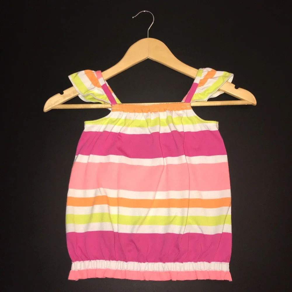 Gymboree Bubble Tank w/Ruffle Sleeve 4T